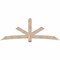 Ekena Millwork Alberta Smooth Timber Gable Bracket, Douglas Fir, 96"W x 36"H x 3 1/2"D x 5 1/2"F, 9/12 Pitch GBW096X36X0406ALB00SDF - alternate 1